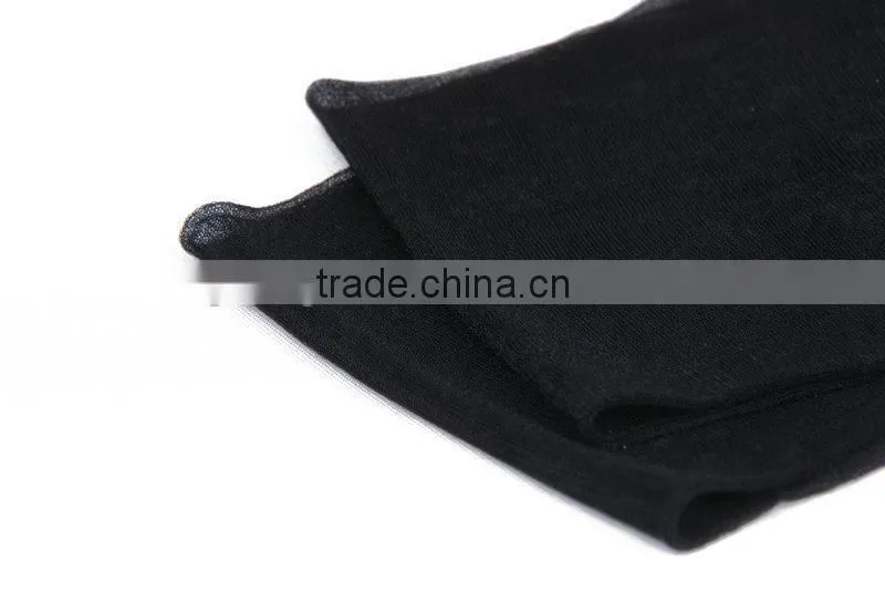 Custom jacquard men and women non slip transparent ankle socks 4237