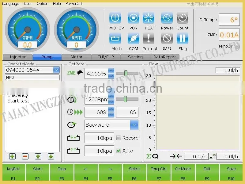 CR816 6 cylinders diesel bosch common rail system injector pump test bench EUI EUP diagnostic bank