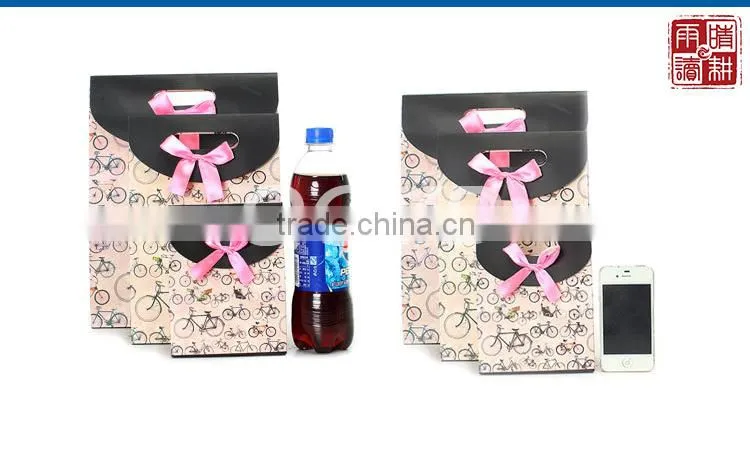Alibaba custom packaging custom printed paper bags no minimum printed paper bag