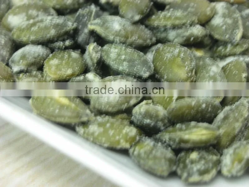 Roasted and Wasabi coated pumpkin seeds Grown Without Shell