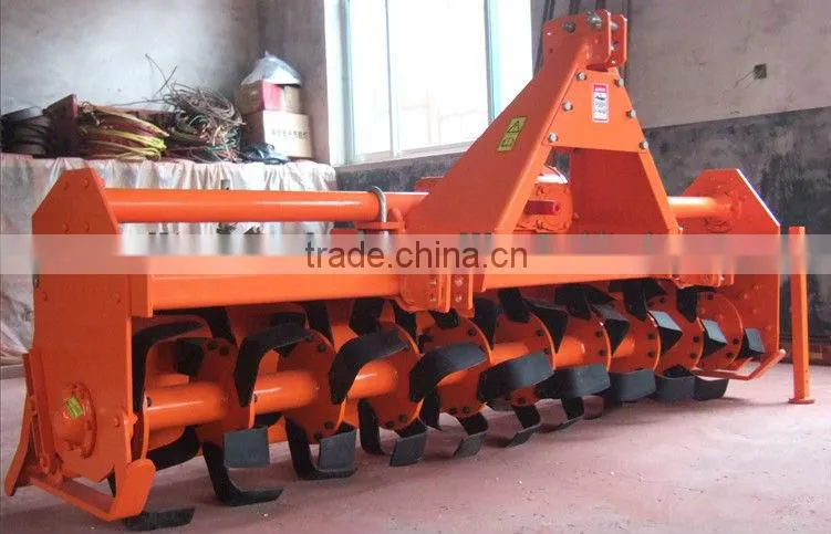 Side gear driven rotary tiller