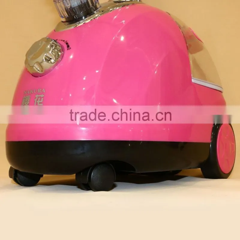220V Pink household portable garment steamer