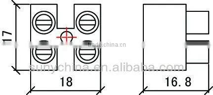 2 Pole Screw Terminal block