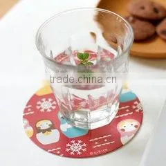 2015 most popular cup cork coaster/ waterproofing cork coaster( 3w01 )