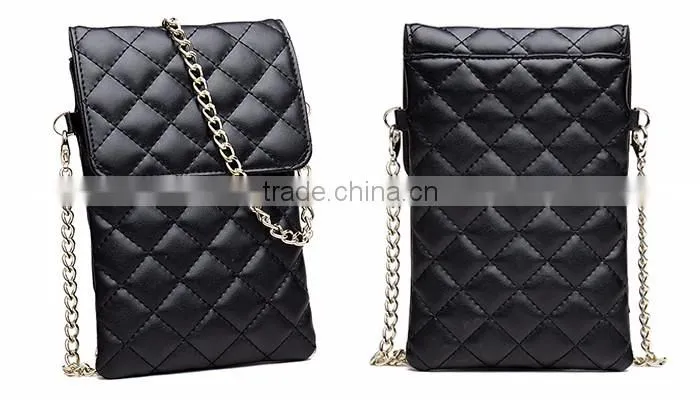 2016 Fashion girls PU material phone shoulder bag