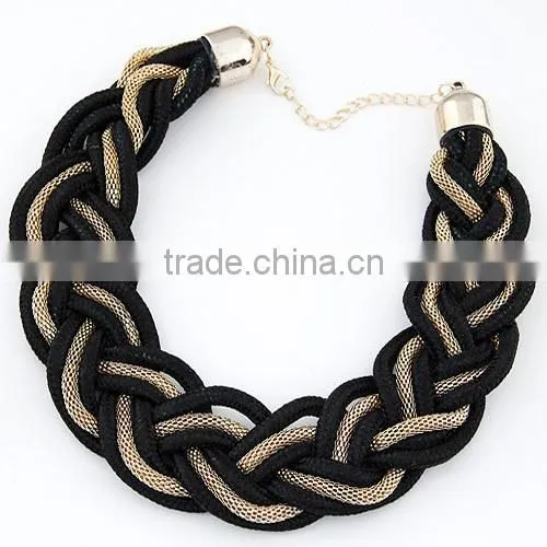 Jewelry Alibaba China Top Sale Latest Korean Fashion All-match Exquisite Alloy Fluorescence Rope Chain Necklace in Stock