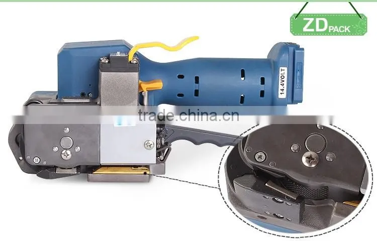 Z323 Manual battery powered plastic band strapping tool for packing 16-19MM