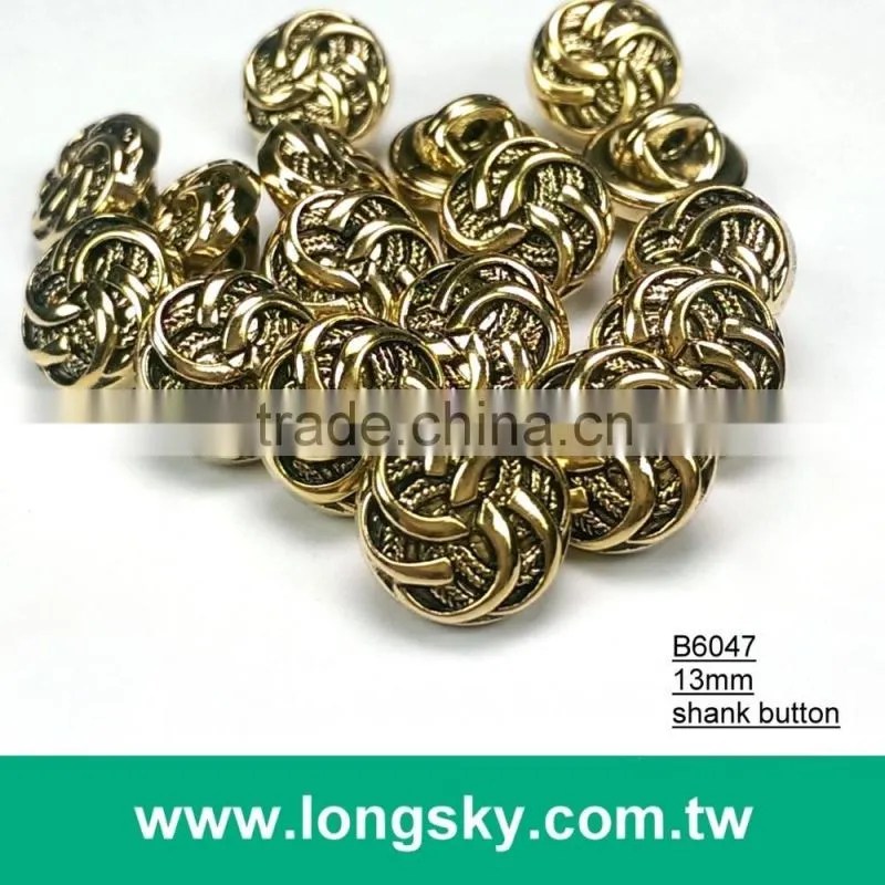 (#B6047/13mm) 20L curve stripes small shank buttons for stylish bag decoration