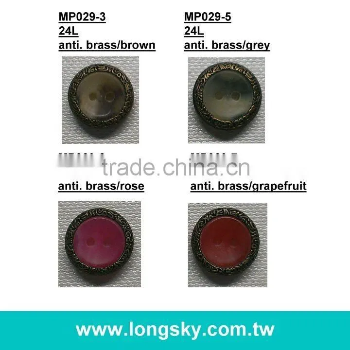 (#P1292-05) 2015 custom made fashion show designer plastic red round clothing buttons