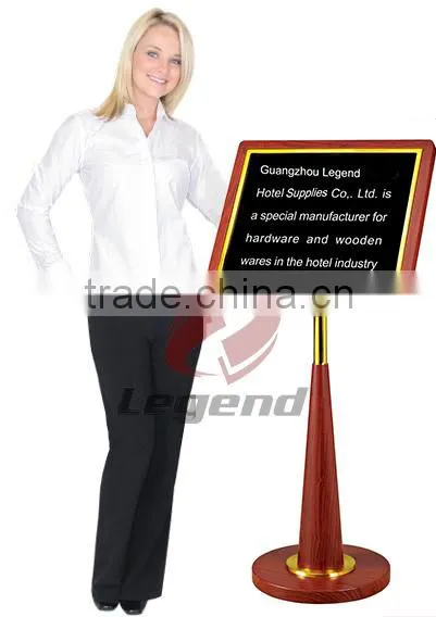 Convenient metal price display board for Hotel