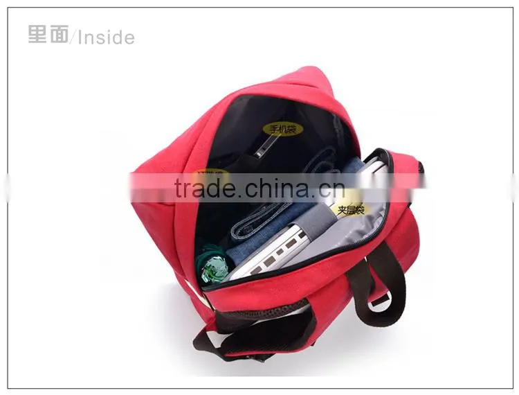 2014 multiple colorwaterproof durable rolling backpack, school backpack korean style in Guangzhou