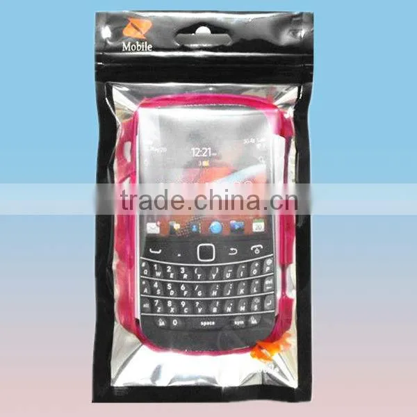 3-side sealing plastic packaging pouch bag with zipper