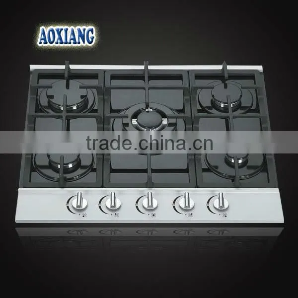 Kitchen 5 Burner Built-in Tempered Glass Gas Stove/ Gas Stove/ Gas Cooker AX-1320