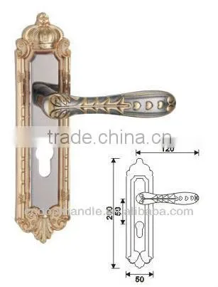 Zinc alloy door lock strike plate of handle lock