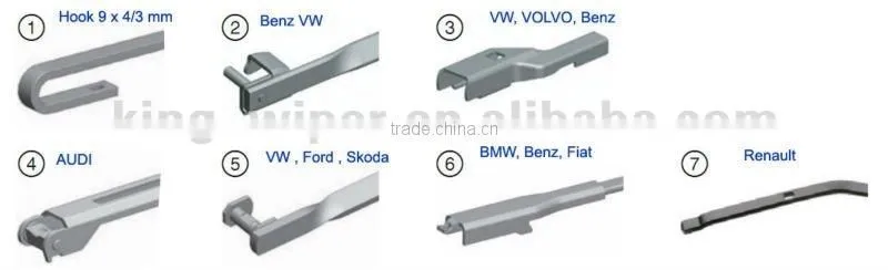 Flat Wiper Blade cover, Windshield wiper blade, frameless wiper blade