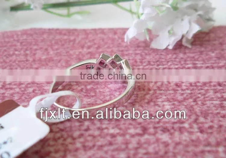 Newest Design Tension Setting 925 Sterling Silver Natural Ruby Ring