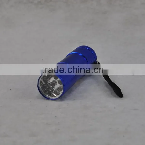 Aluminum 9 LED Flashlight