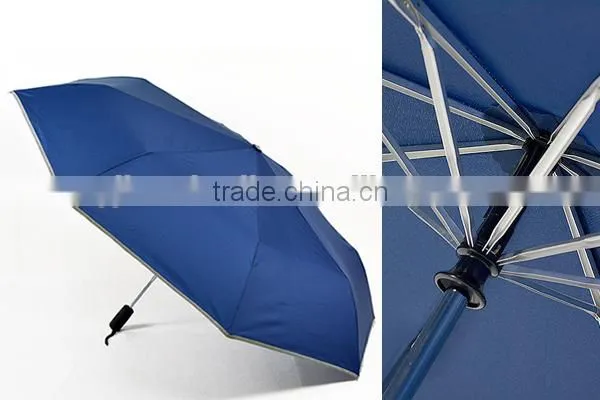 30" Reflective Stripe Umbrella, VIP Golf Umbrella