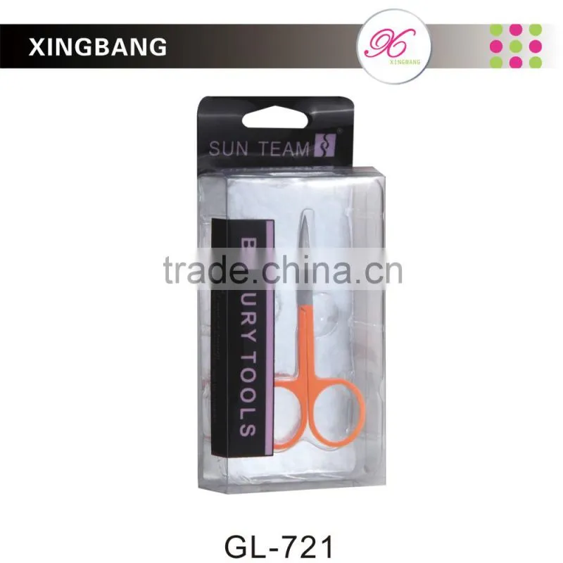 promotional cosmetic stainless steel cosmetic scissorss, personal care tools