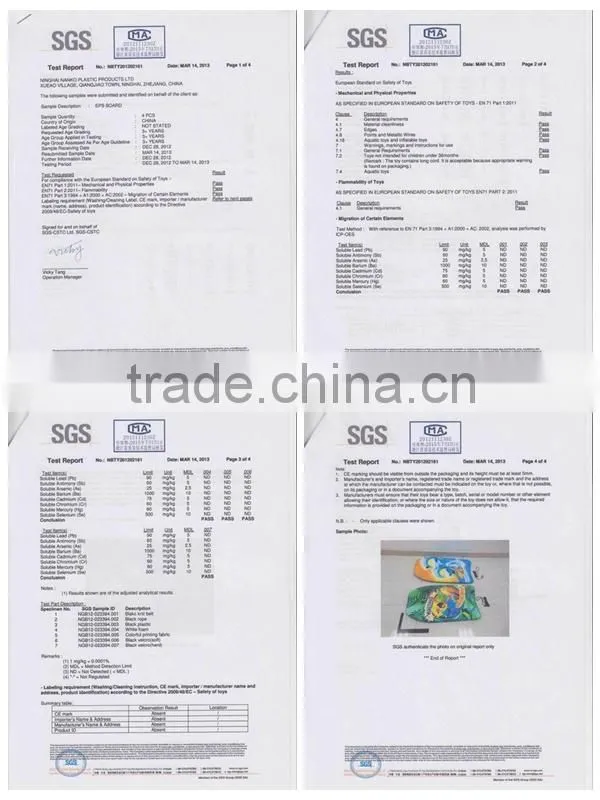 EPS swimming board