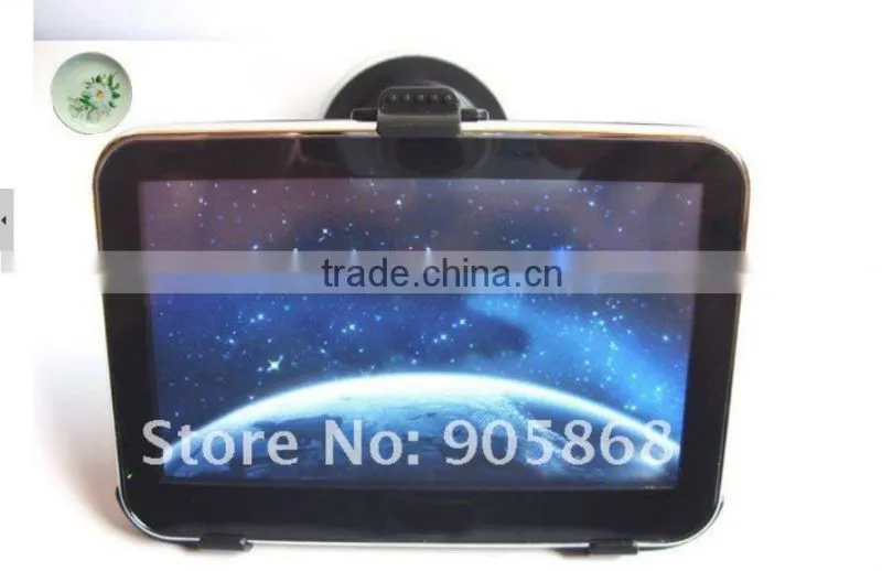 cheapest 8GB touch screen Slim car 4.3 inch GPS tracker Touch Screen FM transmitt