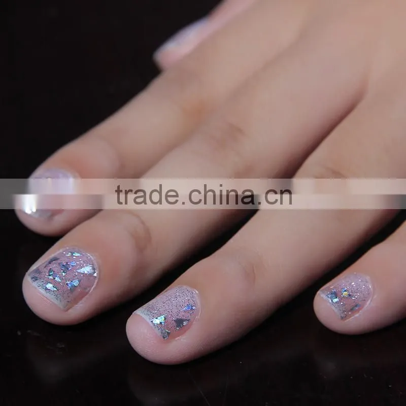 Fashionable Laser High Quality Self-adhesive Miracle Nail Sticker Nail Art