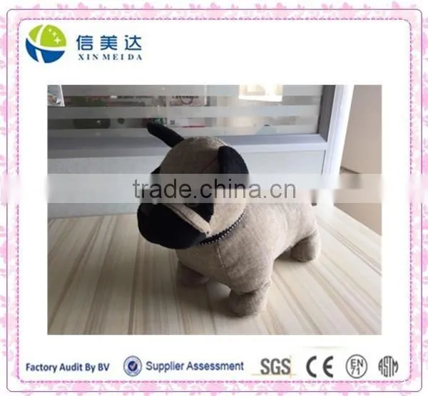 Plush Custom Pug Dog Stuffed Door Stop