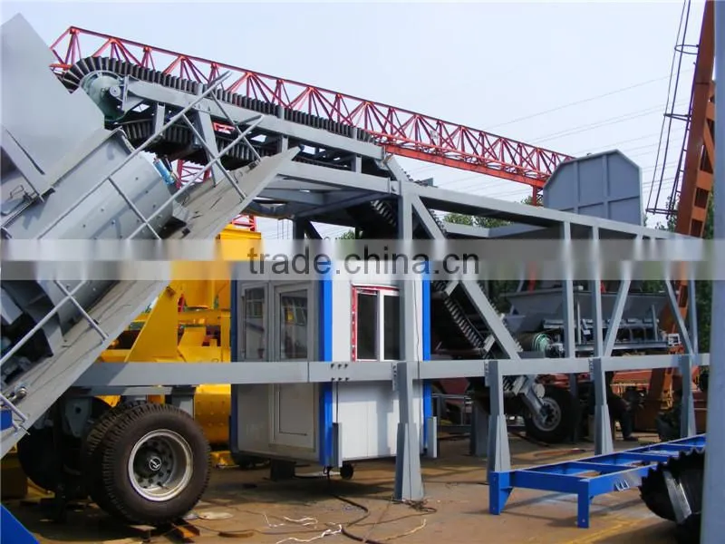 Mobile Concrete Batching Mixing Plants, YHZS90 Wet Mix Concrete Mixing Plant