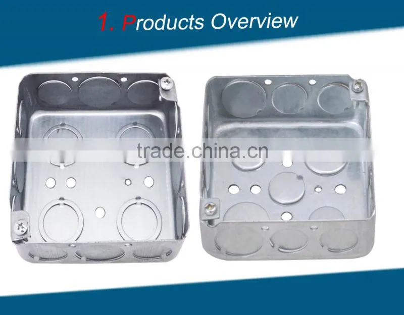 Galvanized Electric Steel Metal Junction Box