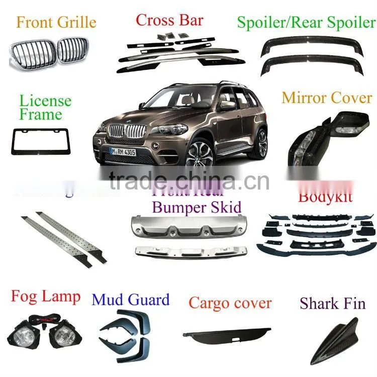 rear trunk boot spoiler lip wing FOR BMW E60 MT style 5 series carbon fibre 2004-2009