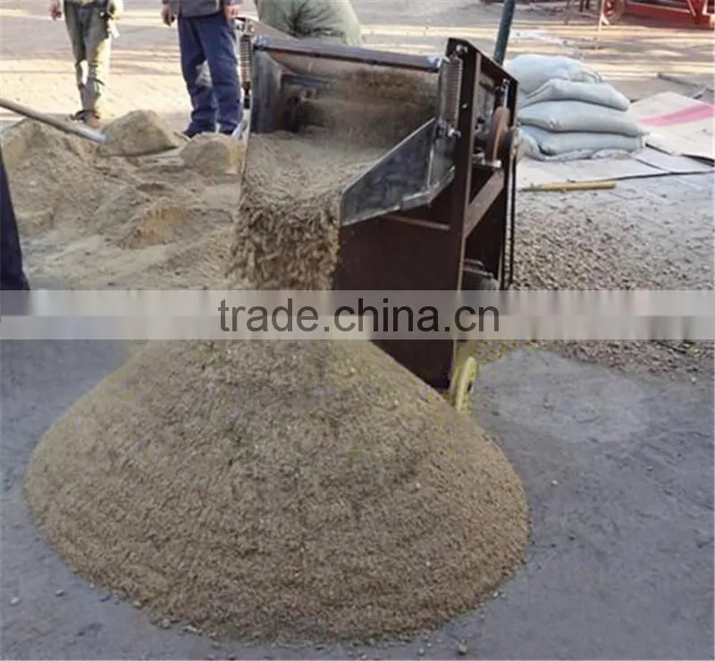 Good helper of Construction Industrial!! Small Mobile Electric Sand Screen for Sale