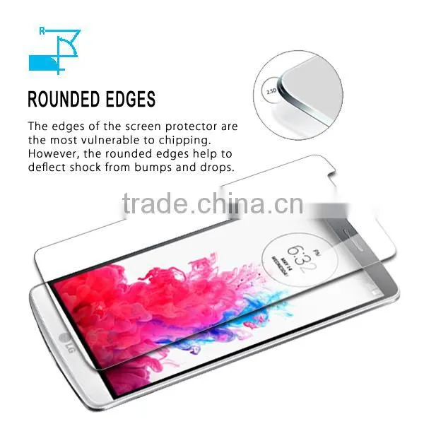 Full cover tempered glass screen protector for lg g3, for lg g3 full covered screen protector