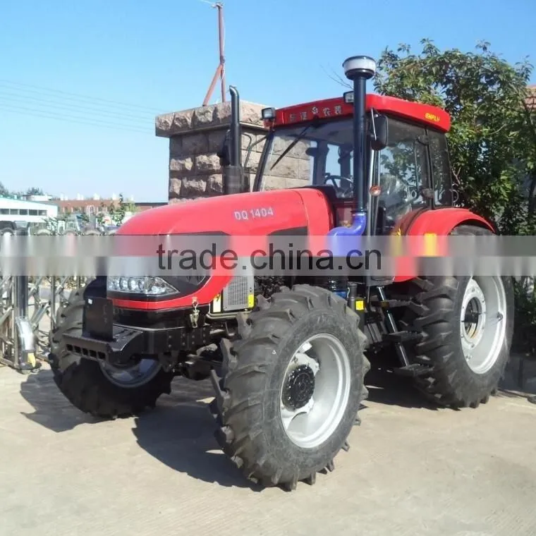 High quality DQ1404 YTO 140HP turbo engine Agricultural farming tractor for sale