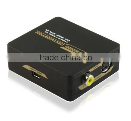 New Product CVBS to VGA Converter With Scaler 1080P Support PAL NTSC TV Syetem