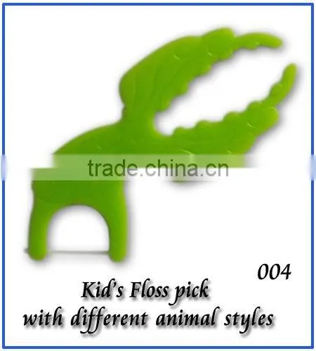 kids plastic Y SHAPE dental floss pick