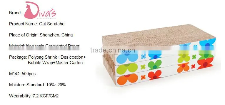 Corrugated Pet Toys Cat Scratcher Cardboard Cat Scratcher
