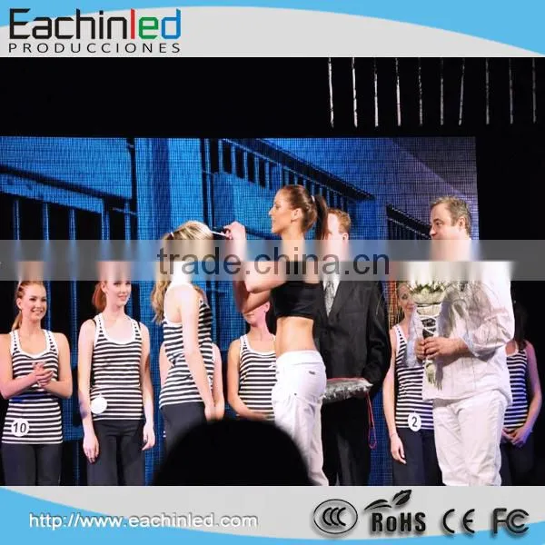 high resolution Indoor P10 stage video screen panel for rental