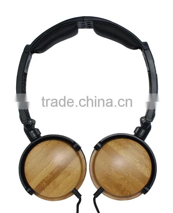 New design wooden earphone with unique appearance from shenzhen headphone factory