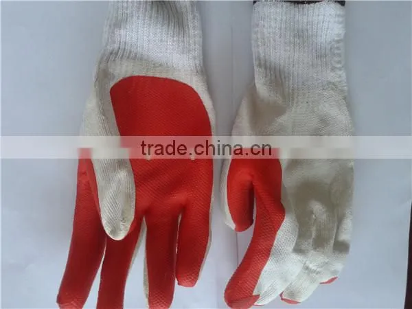 gauge nylon PVC safety golve,hand protective gloves,green,black,red,etc. 13