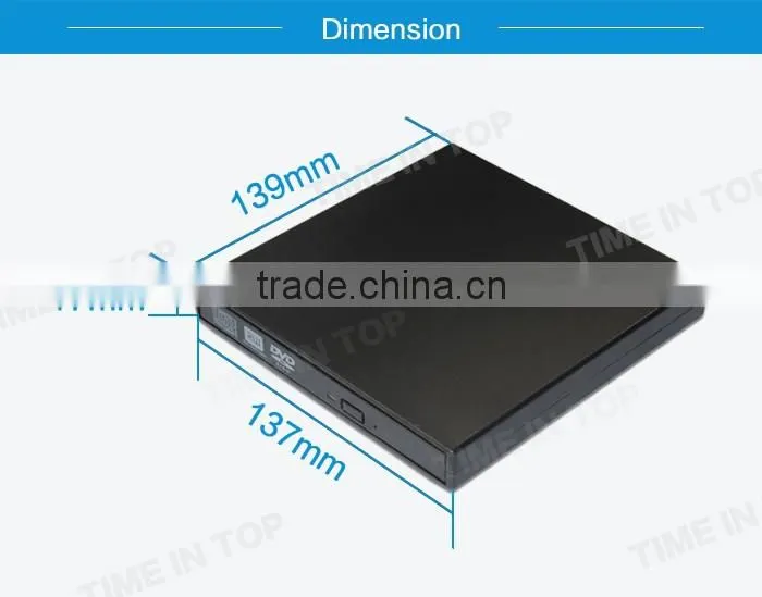 USB2.0 External SATA Tray Load DVD RW Drive, inside drive: Panasonic UJ8E1