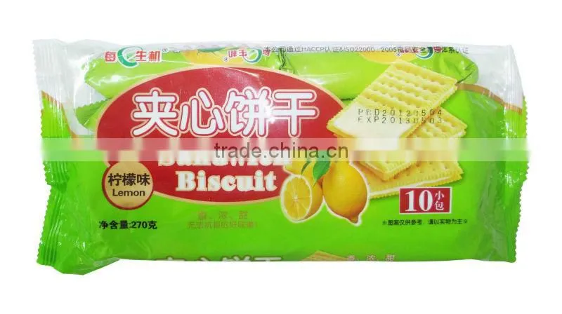 Peanut Cream and Biscuit Sandwich Cracker