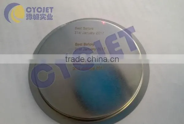 High Speed CO2 Device Laser Marking Machine For Drink Water Bottle