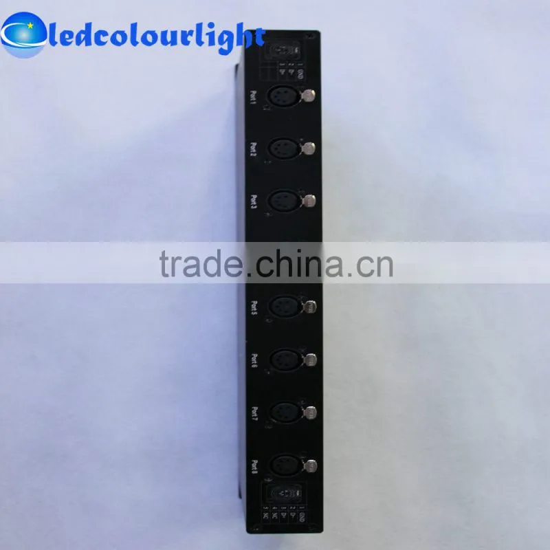 LED holiday lighting DMX512 Artnet controller/ DMX LED stage club bar lights 8 universe Artnet controller/LED lights controller