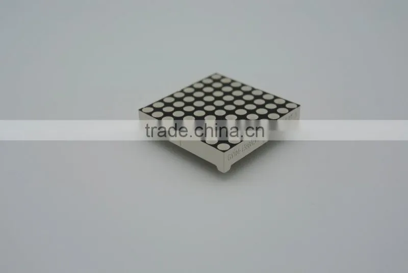 Rohs compliant red and green bi color 8*8 dots LED dot matrix display