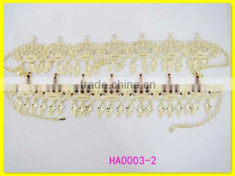 gold plating jewelry & headwear & fashion hair accessory