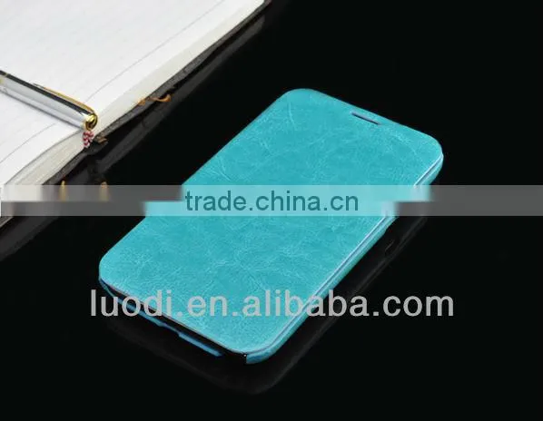wholesale Leather flip case for samsung galaxy note 2 N7100