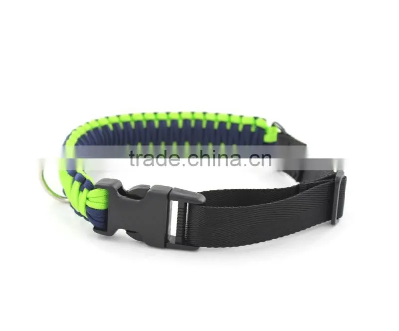 Paracord dog collar, adjustable dog colloar