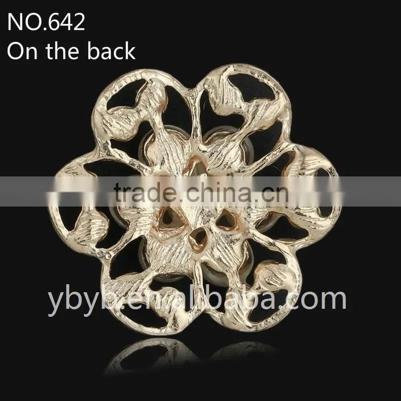 Latest appliques embroidery neck design lace collar for wedding dresses-642