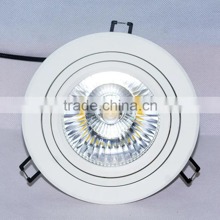 Round design with rotation and gimbal housing 20W 30w dimmable led downlight ajustable led downlights black