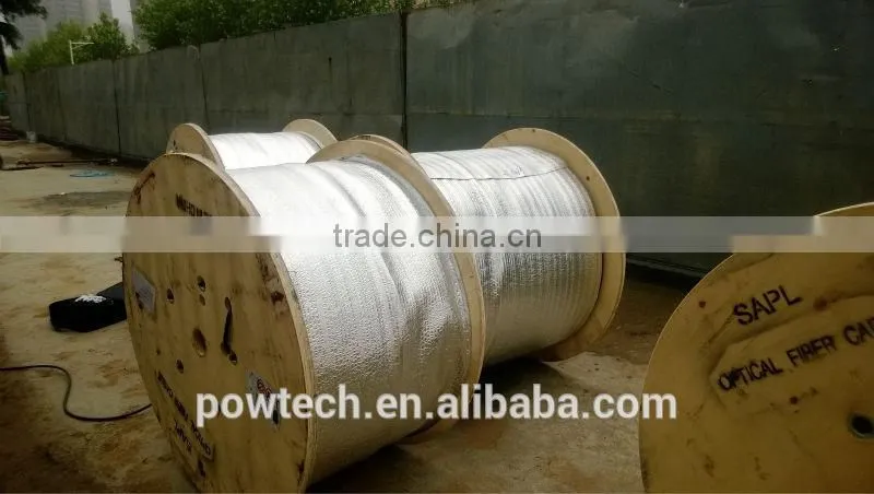 ADSS aerial electric power 24core optical fiber cable